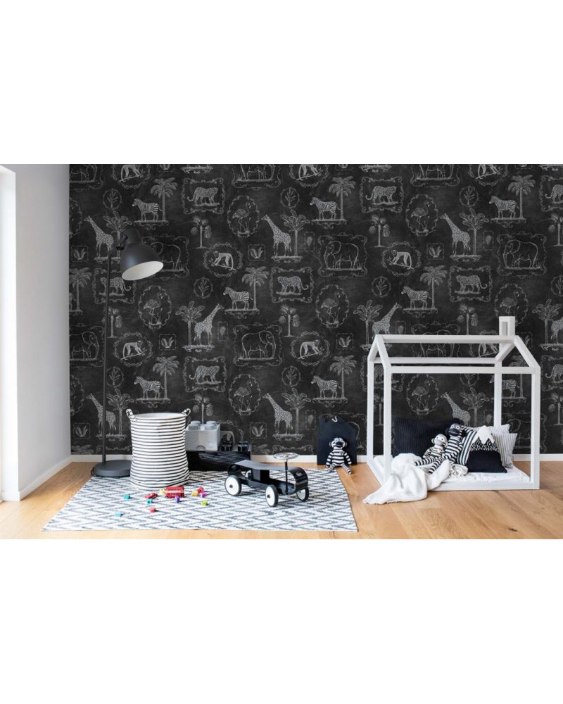 Papel Pintado R15273 Decorated Bricks - REBEL WALLS