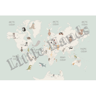 Animals World Map IV