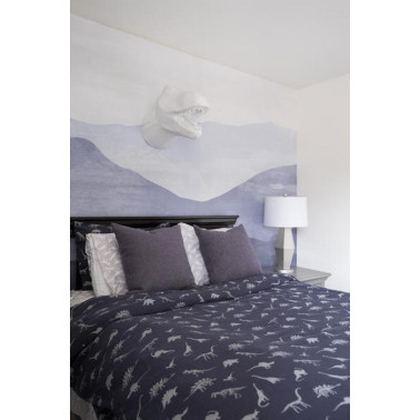 MOUNTAIN MURAL NAVY BLUE