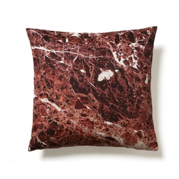 COJIN RED MARBLE CUSHION (DELANTERO Y TRASERO) 9999-89