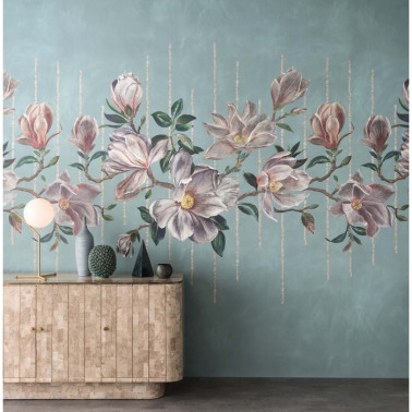 Magnolia Frieze w7338-02