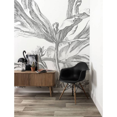 WP-329 Wall Mural Engraved...