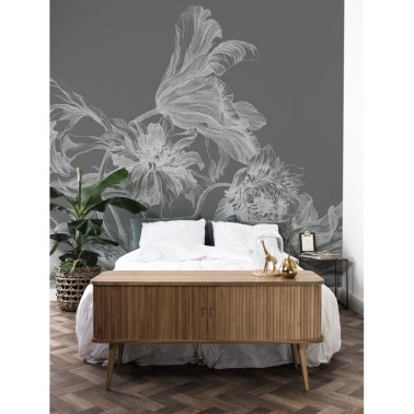 WP-644 Wall Mural Engraved...