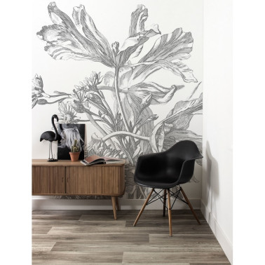 WP-669 Wall Mural Engraved...