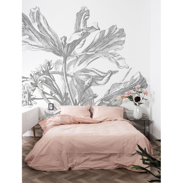 WP-673 Wall Mural Engraved...