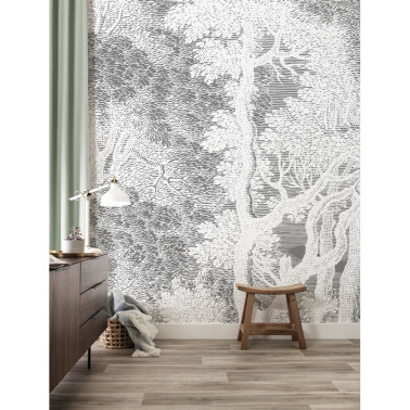 WP-625 Wall Mural Engraved...