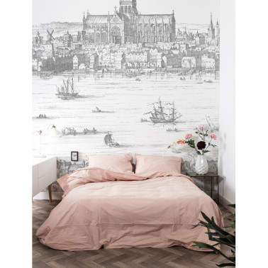 WP-639 Wall Mural Engraved...