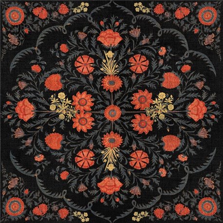 Hindu Bloom Anthracite WP20407