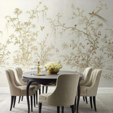 Flowering Vine Chinoiserie...