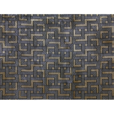 INTERCEPTION JACQUARD VELVET 02 LINEN