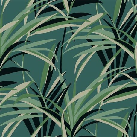 Tropical Paradise Green Dark Teal TC2607