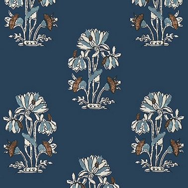 Lily Flower Navy T13203