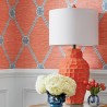 Turnberry Trellis Beige and Blue T13351