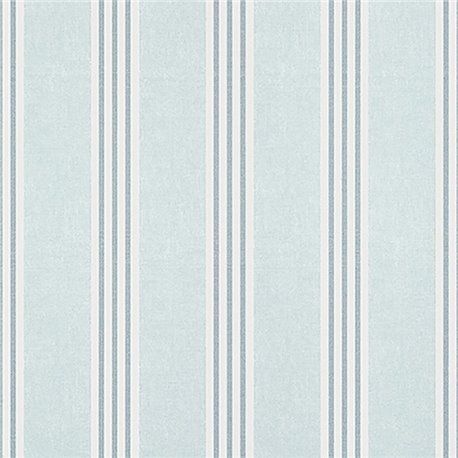 Canvas Stripe Spa Blue T13359