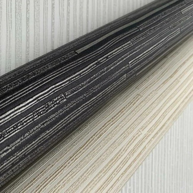 Ribbon Bamboo Taupe Silver...