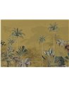 JUNGLE WALLPAPER - TROPICAL WILDERNESS - OCHRE