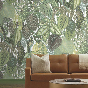 Greenery Wall Mural Cotton...