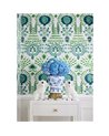 Mendoza Suzani Blue and Green On White T16240