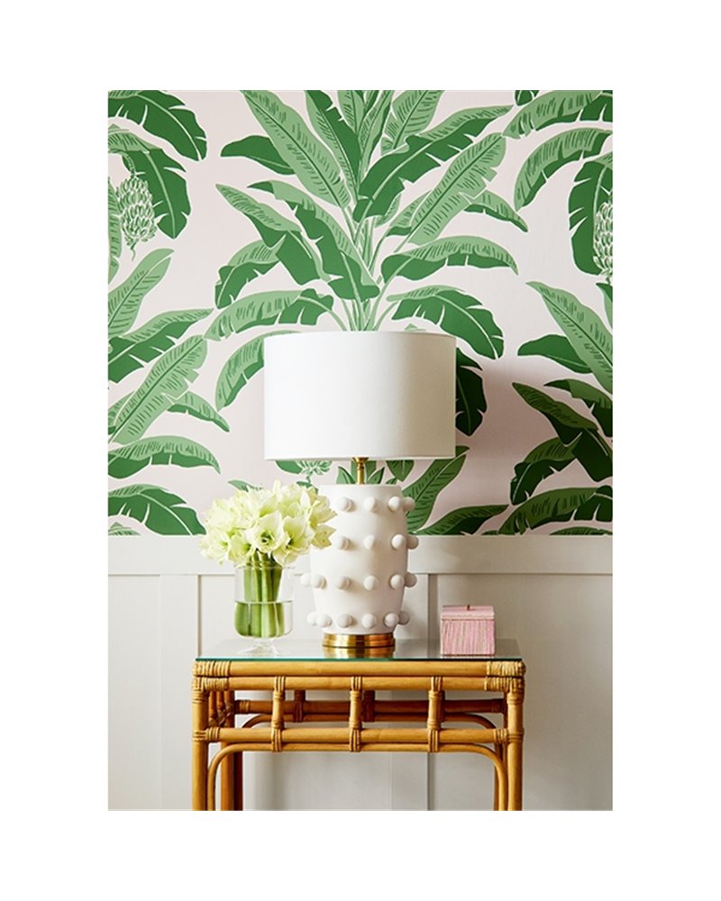 Banana Tree Pink and Green T13917