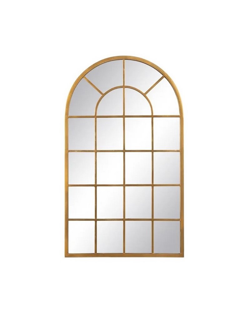 ESPEJO VENTANA ORO METAL DECORACIÓN 65 X 2,50 X 110 CM R-607285