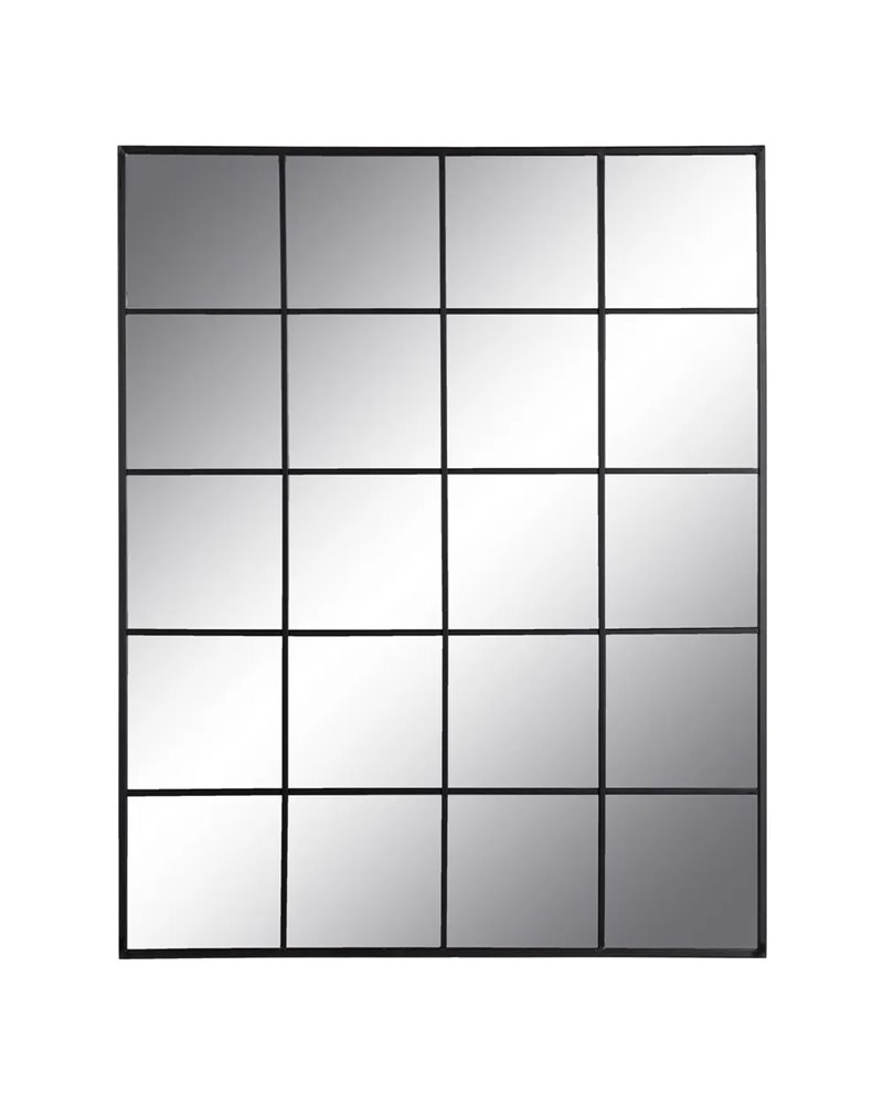 ESPEJO VENTANA NEGRO METAL-CRISTAL 90 X 2,50 X 115 CM R-608787