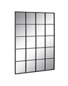 ESPEJO VENTANA NEGRO METAL-CRISTAL 90 X 2,50 X 115 CM R-608787