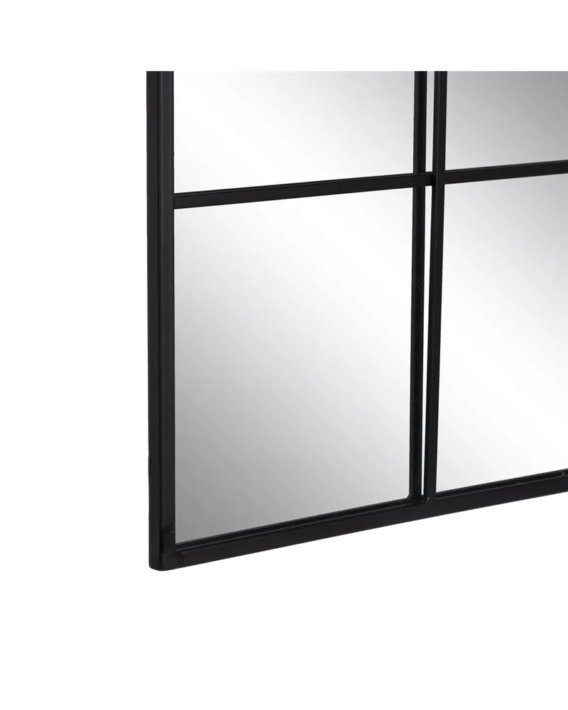 ESPEJO VENTANA NEGRO METAL-CRISTAL 90 X 2,50 X 115 CM R-608787