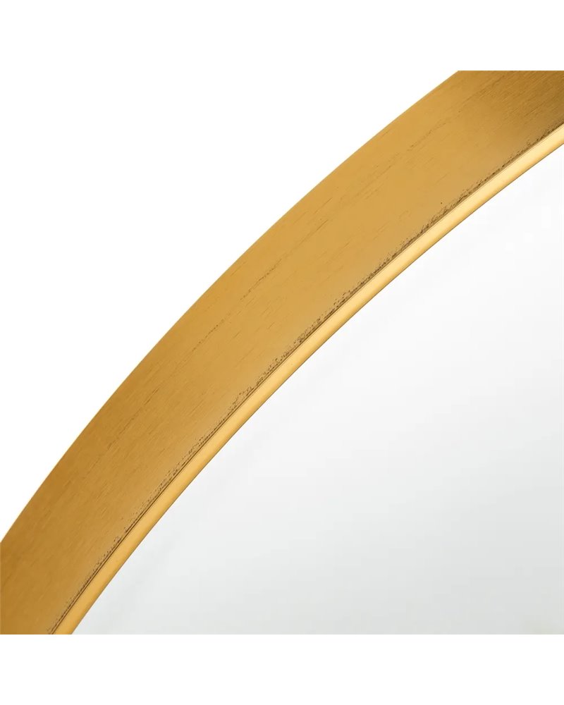 ESPEJO ORO ALUMINIO-CRISTAL DECORACIÓN 40 X 2,80 X 40 CM R-106739