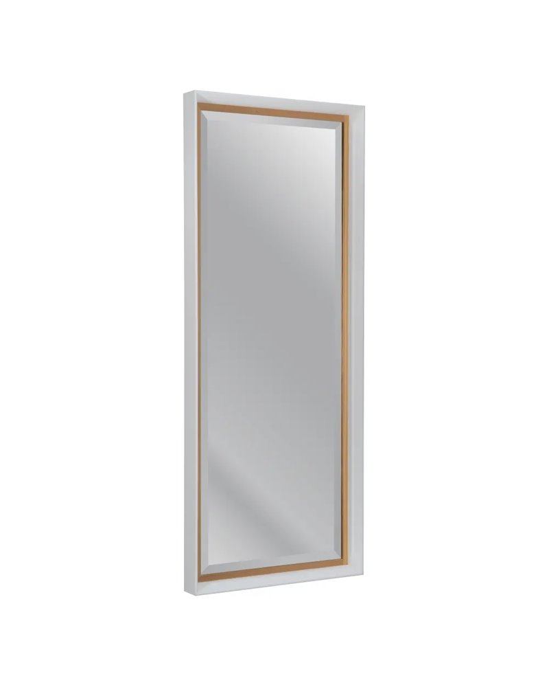 ESPEJO ORO-BLANCO MADERA DECORACIÓN 46 X 6 X 116 CM R-608410