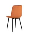 SILLA NARANJA METAL SALÓN 55 X 44 X 88,50 CM REF.606146