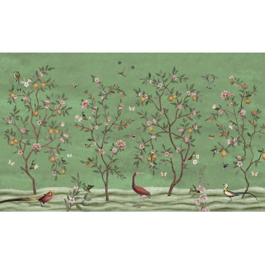 Lemon Tree Chinoiserie - Green