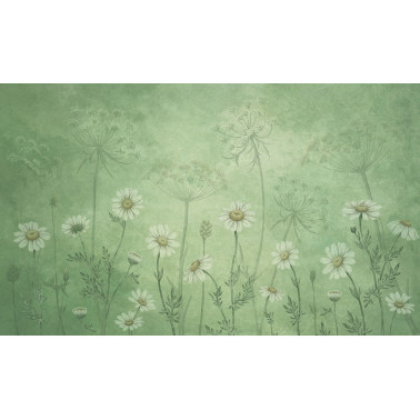 Dazzling Daisies - Green