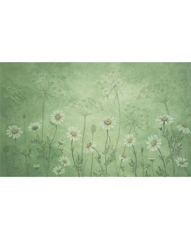 Dazzling Daisies - Green