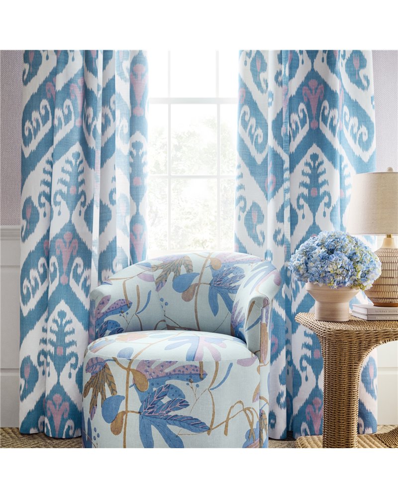 Indies Ikat Lavender and French Blue F916249