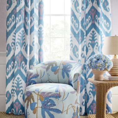 Indies Ikat French Blue...