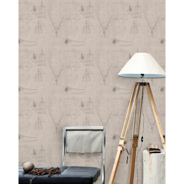 Newton Geometry Taupe...