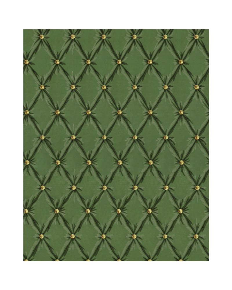 Tufted Panel Forest Green WP30171