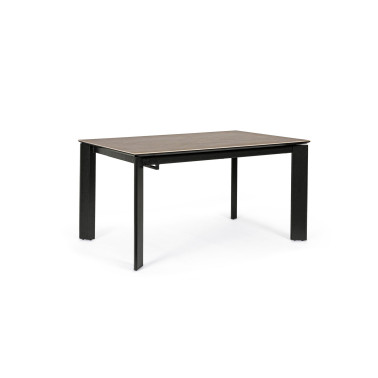 MESA EXT BRIVA GRIS-NEGRO...