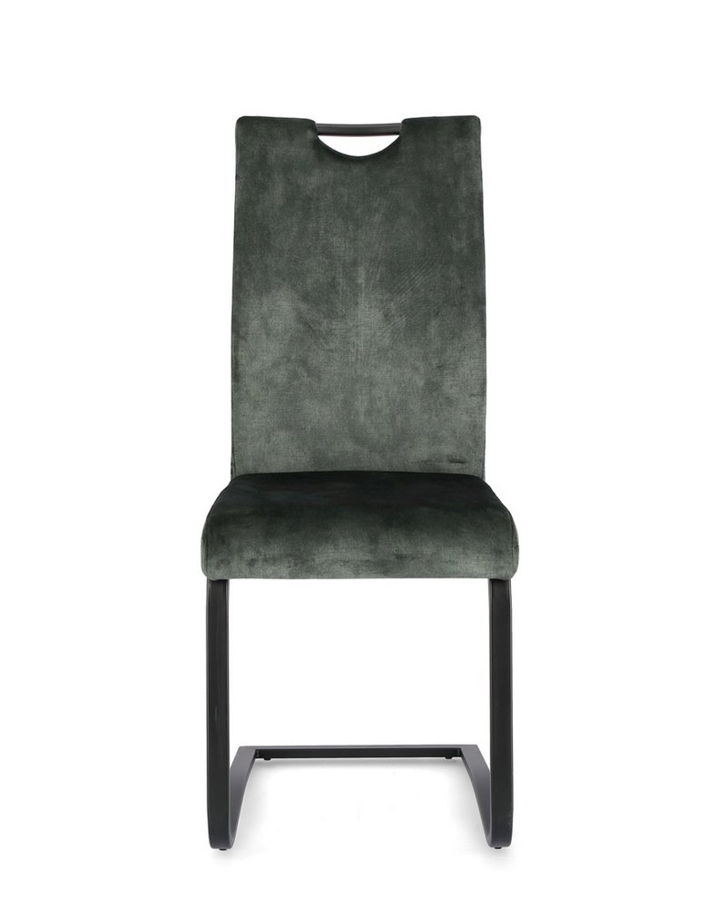 SILLA KENNETH TERCIOPELO VERDE OSCURO