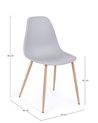 SILLA MANDY GRIS