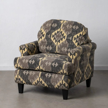 SILLÓN NEGRO-TAUPE...