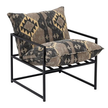 SILLÓN NEGRO-TAUPE...