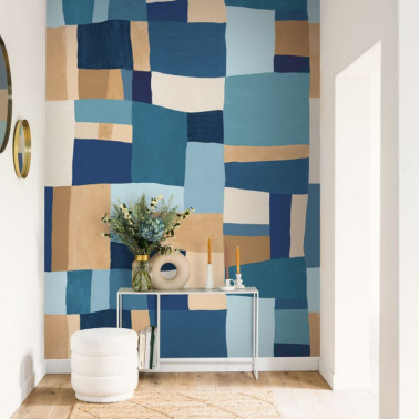 Wonderfull Patchwork Bleu S...