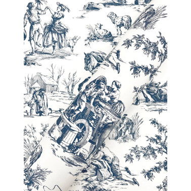 Seasons Toile Navy AF2000