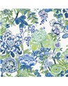 Peony Garden Blue and Green T42021