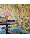 Wild Wisteria Mural Navy TM42055