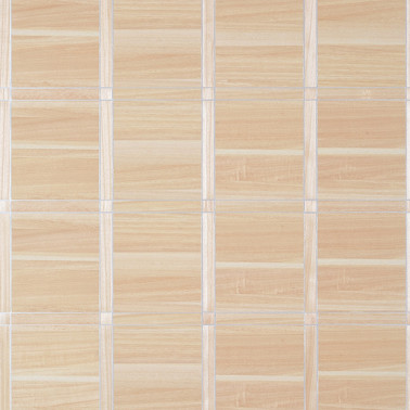 Wood Panel Natural and Metallic Silver T41002