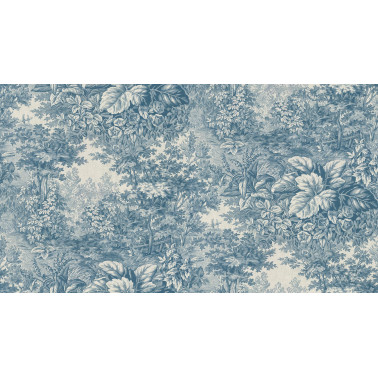 Forest Toile Blue S10402