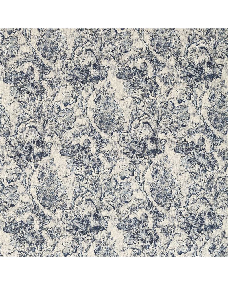 Fringed Tulip Toile Woad DGDF227181