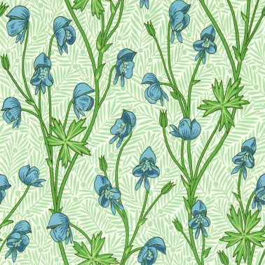 Monkshood Cobalt Goblin Green MVOW217343